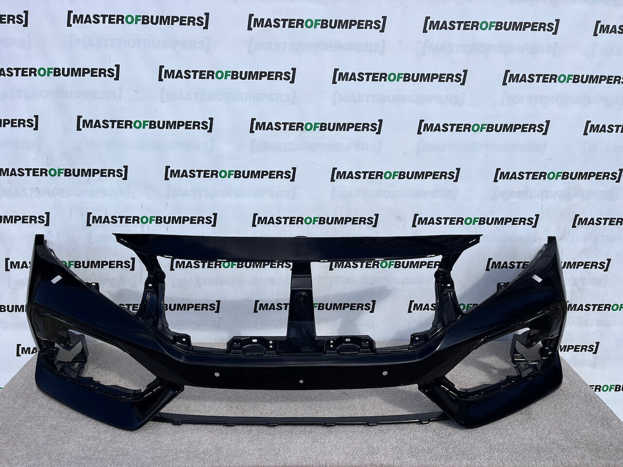 Honda Civic Ex Vtec Turbo Hatchback 2017-2021 Front Bumper Black Genuine [g478]