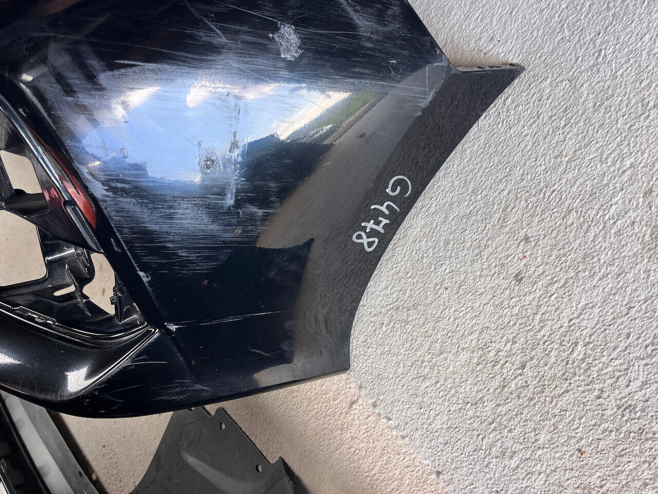 Honda Civic Ex Vtec Turbo Hatchback 2017-2021 Front Bumper Black Genuine [g478]