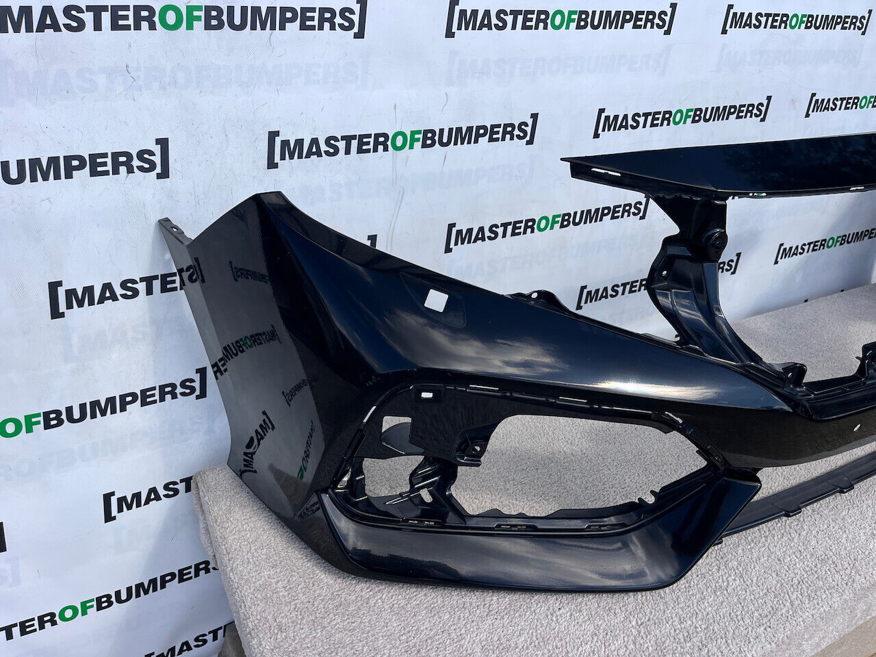 Honda Civic Ex Vtec Turbo Hatchback 2017-2021 Front Bumper Black Genuine [g478]