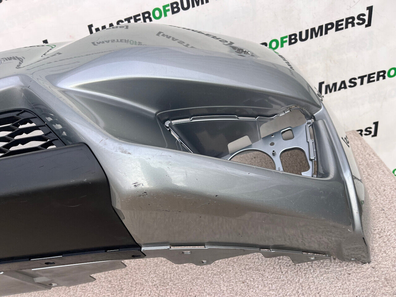 Honda Jazz Mk3 Se V Tec 2015-2017 Front Bumper Grey No Pdc Genuine [g510]
