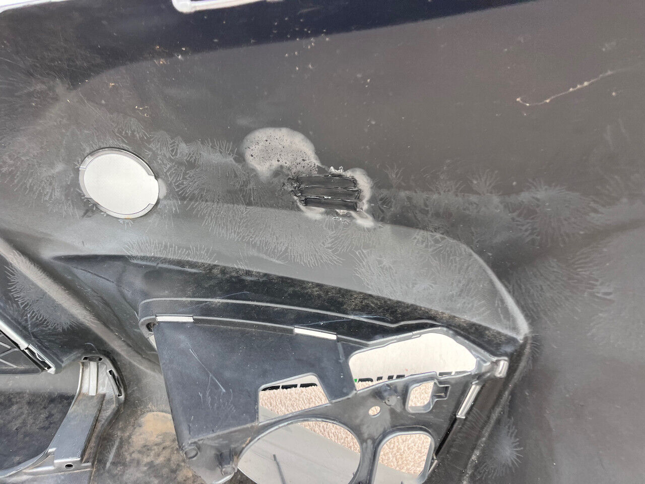 Honda Jazz Mk3 Se V Tec 2015-2017 Front Bumper Grey No Pdc Genuine [g510]