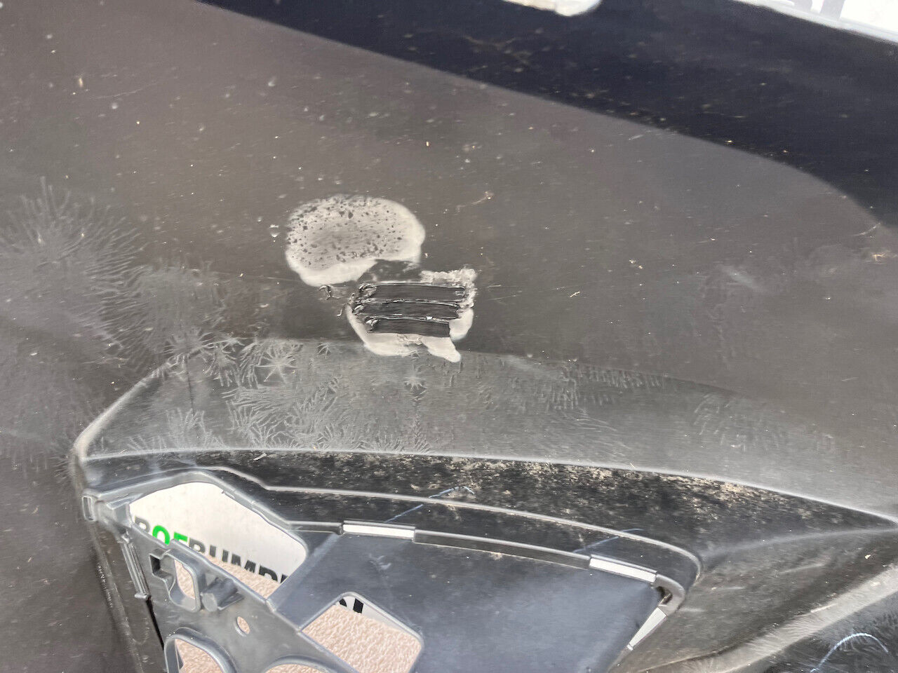 Honda Jazz Mk3 Se V Tec 2015-2017 Front Bumper Grey No Pdc Genuine [g510]