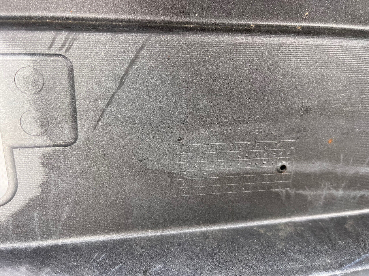 Honda Jazz Mk3 Se V Tec 2015-2017 Front Bumper Grey No Pdc Genuine [g510]