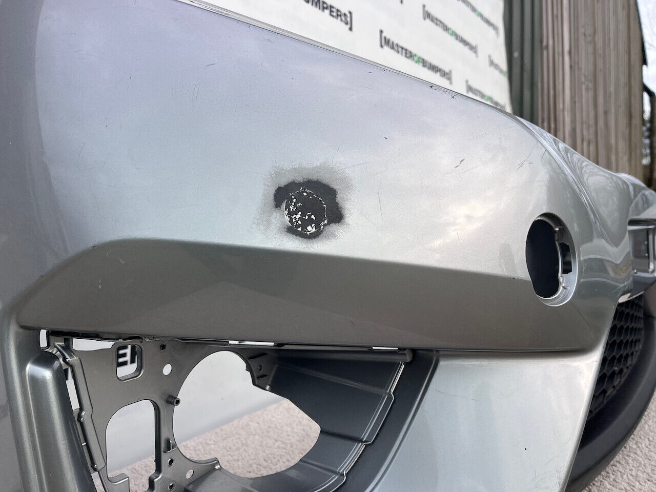 Honda Jazz Mk3 Se V Tec 2015-2017 Front Bumper Grey No Pdc Genuine [g510]