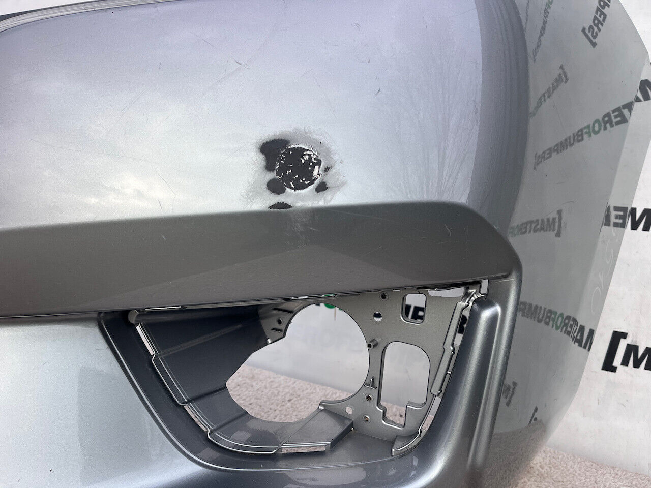 Honda Jazz Mk3 Se V Tec 2015-2017 Front Bumper Grey No Pdc Genuine [g510]