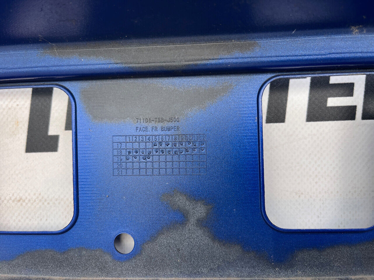 Honda Jazz Sport V Tec Mk3 Lift Hatchback 2017-2020 Front Bumper Genuine [g513]