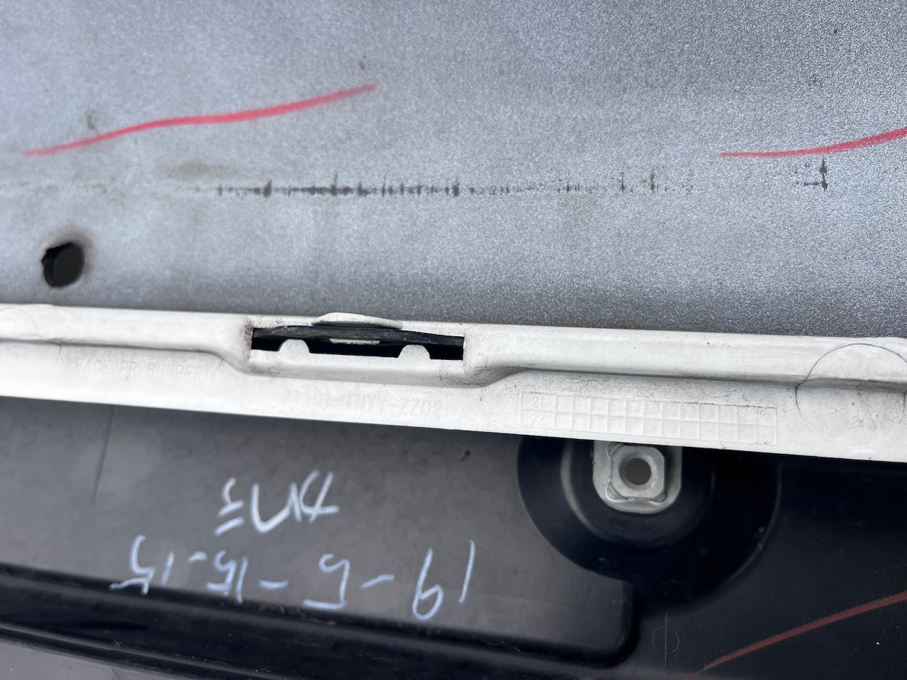 Honda Crv V-tec D-tec Mk5 2019-2022 Front Bumper 4 Pdc No Jets Genuine [g580]