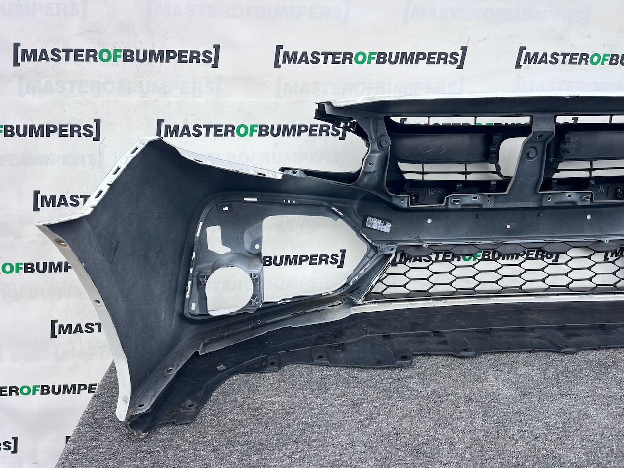 Honda Civic Ex Vtec Turbo Hatchback 2017-2021 Front Bumper White Genuine [m478]