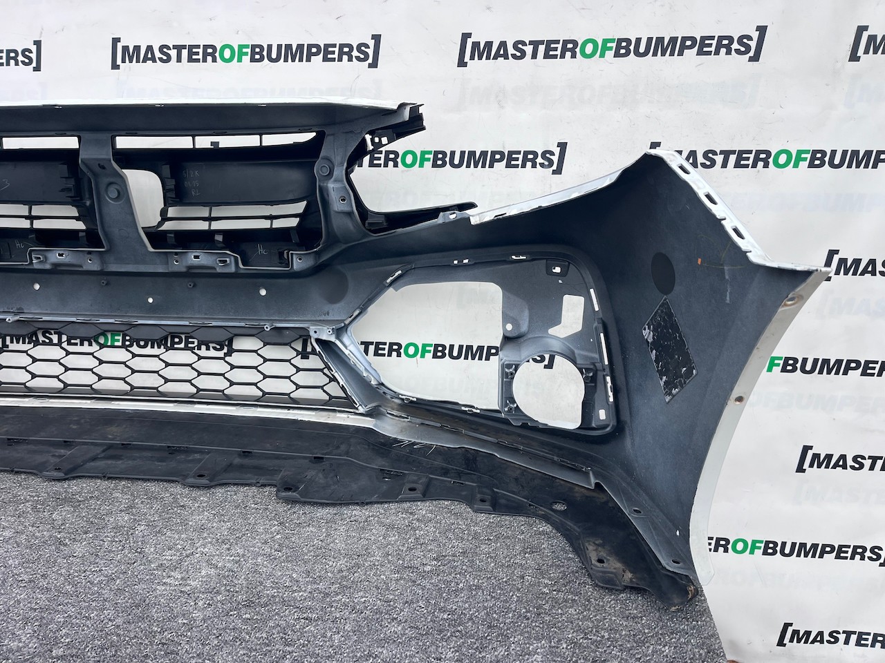 Honda Civic Ex Vtec Turbo Hatchback 2017-2021 Front Bumper White Genuine [m478]