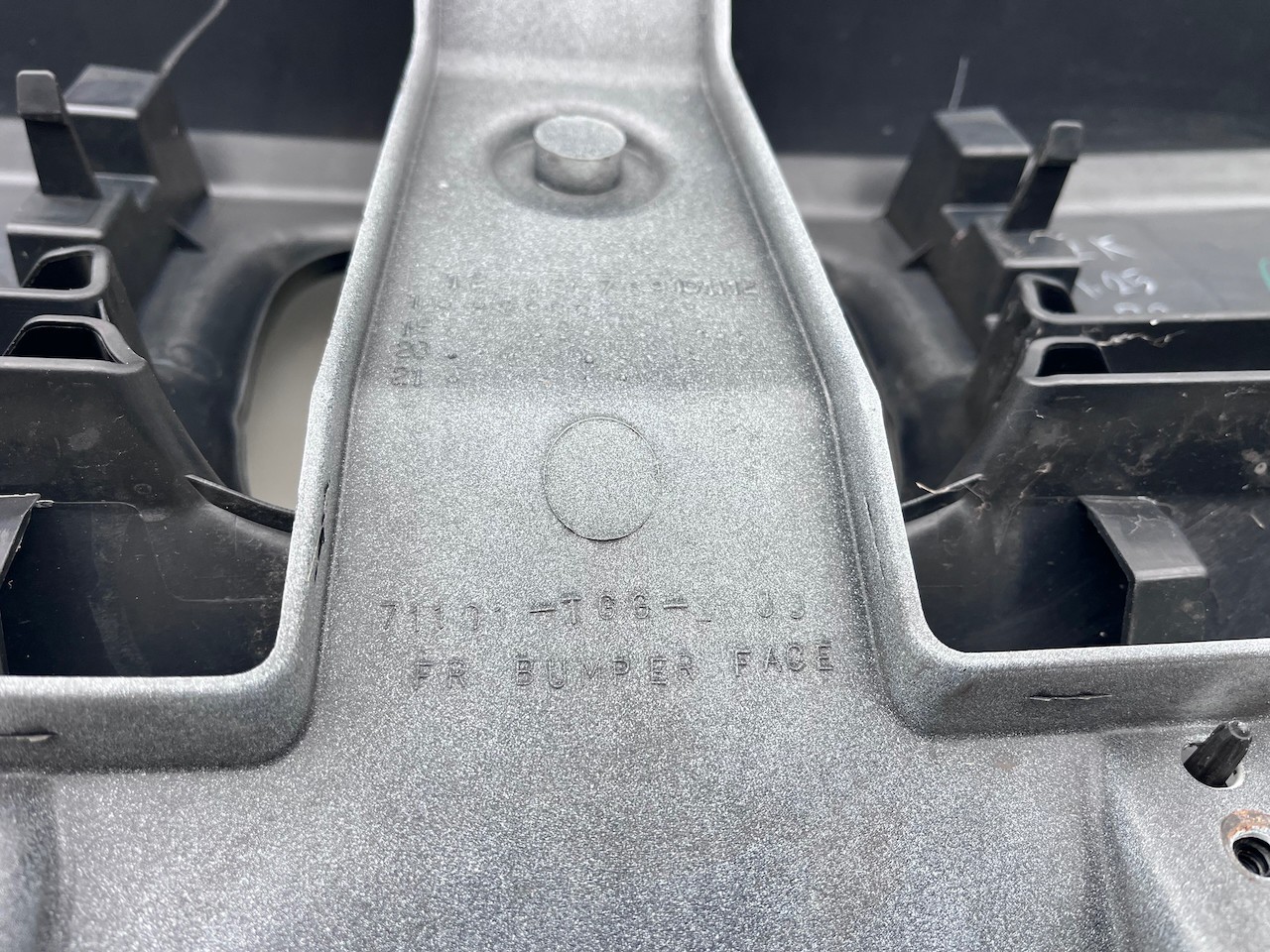 Honda Civic Ex Vtec Turbo Hatchback 2017-2021 Front Bumper White Genuine [m478]