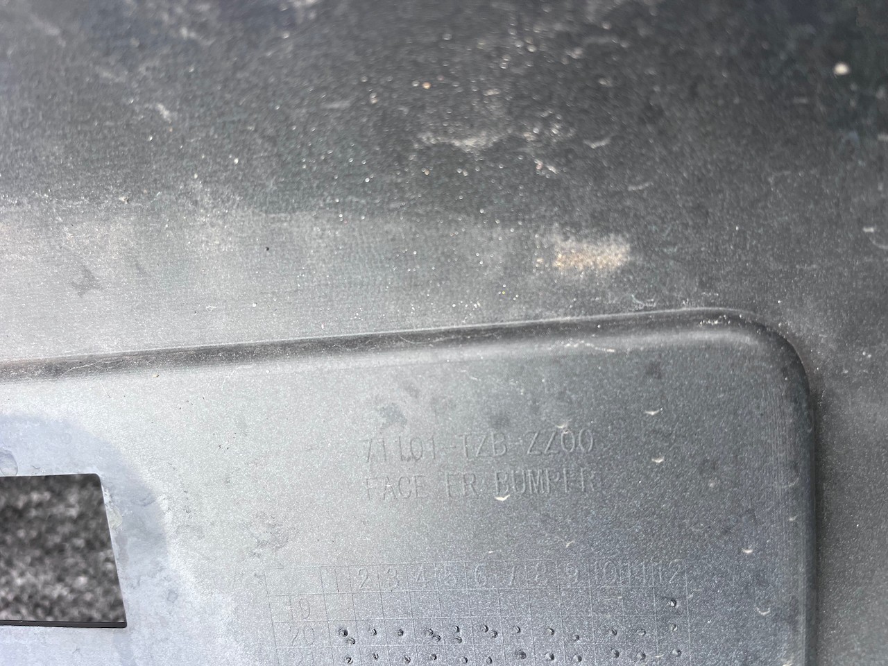 Honda Jazz Ex Hybrid Sr Hatchback 2020-2024 Front Bumper 4 Pdc Genuine [g603]