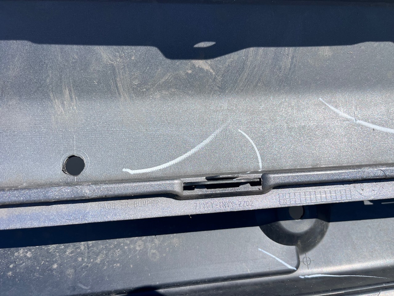 Honda Crv V-tec D-tec Mk5 2019-2022 Front Bumper 4 Pdc No Jets Genuine [g618]