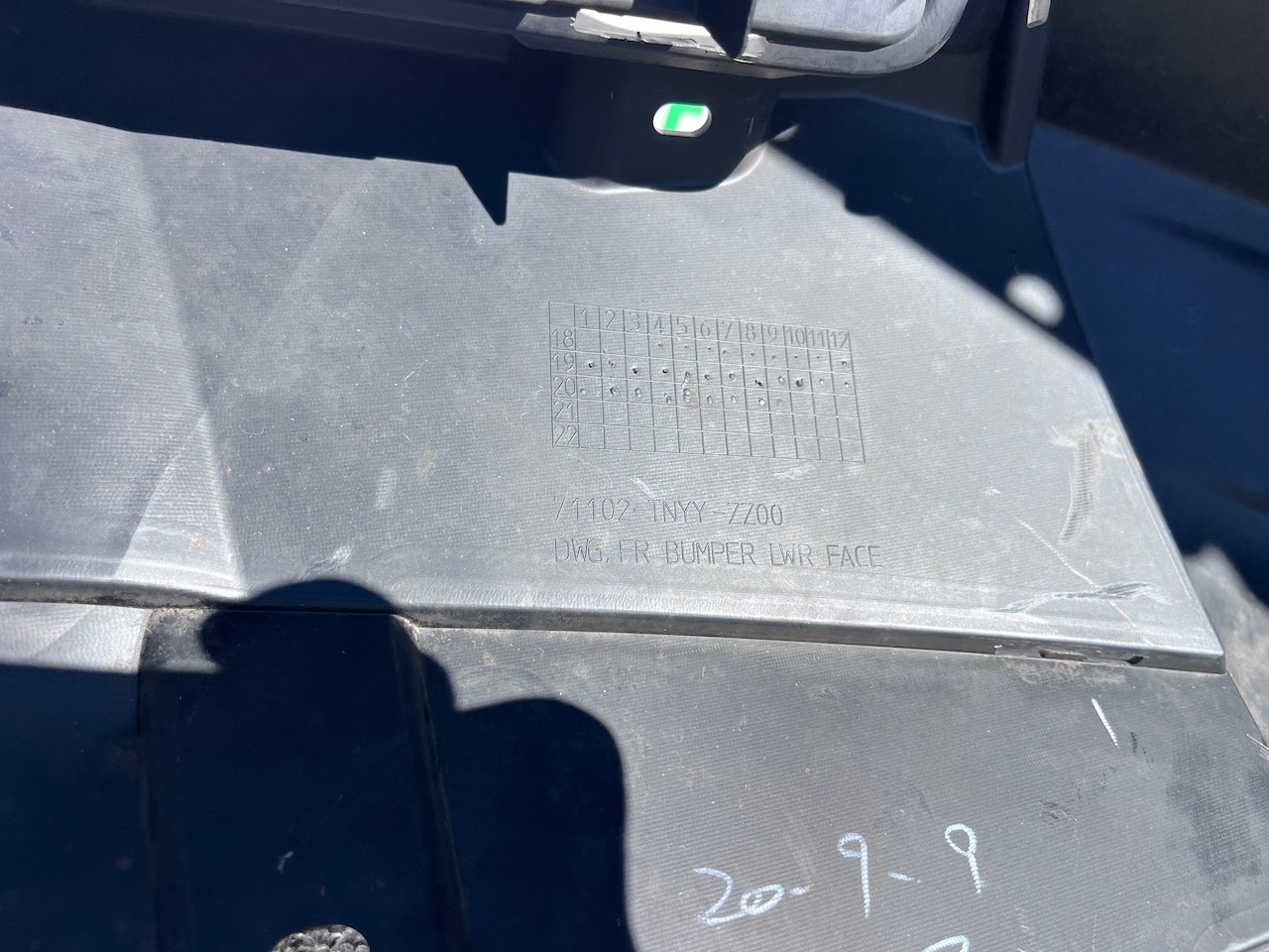 Honda Crv V-tec D-tec Mk5 2019-2022 Front Bumper 4 Pdc No Jets Genuine [g618]