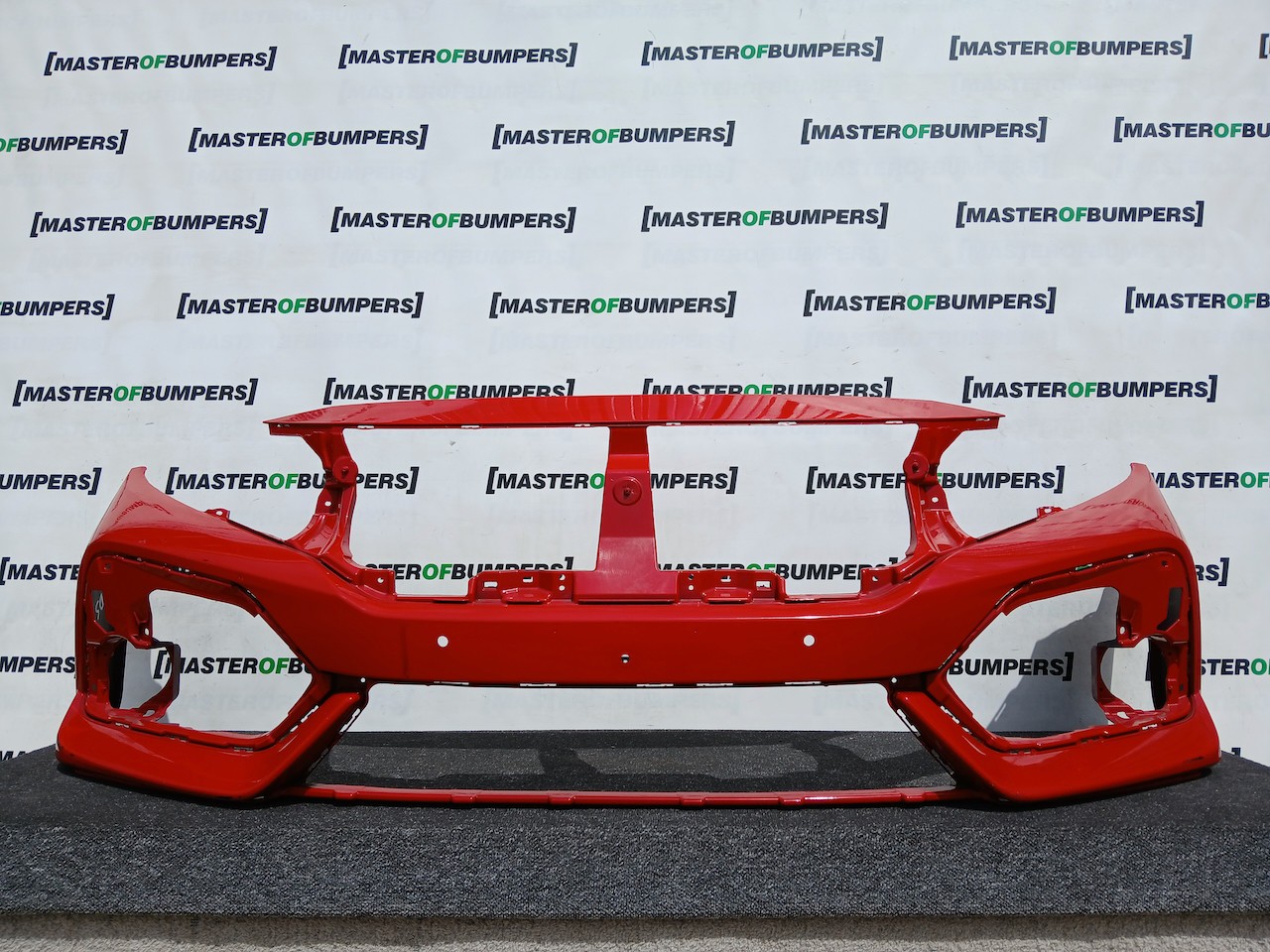 Honda Civic Turbo Cx Fk8 Hatchback 2017-2019 Front Bumper No Jets Genuine [g631]