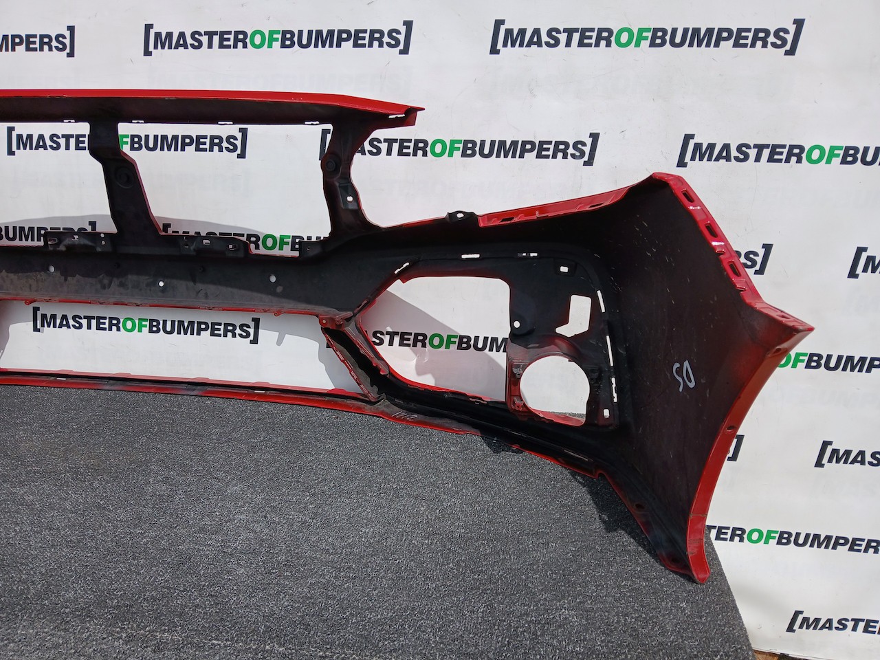 Honda Civic Turbo Cx Fk8 Hatchback 2017-2019 Front Bumper No Jets Genuine [g631]