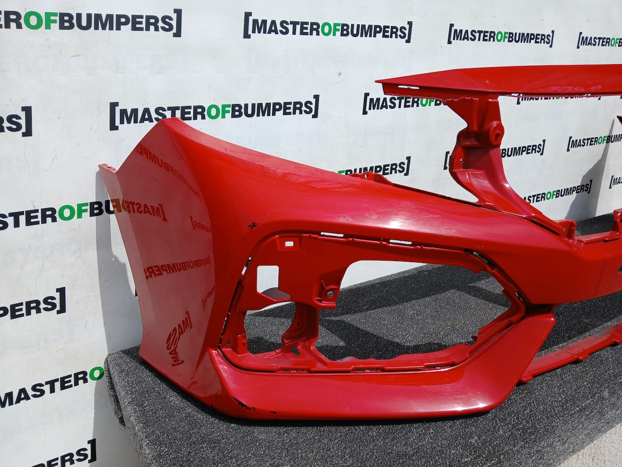 Honda Civic Turbo Cx Fk8 Hatchback 2017-2019 Front Bumper No Jets Genuine [g631]