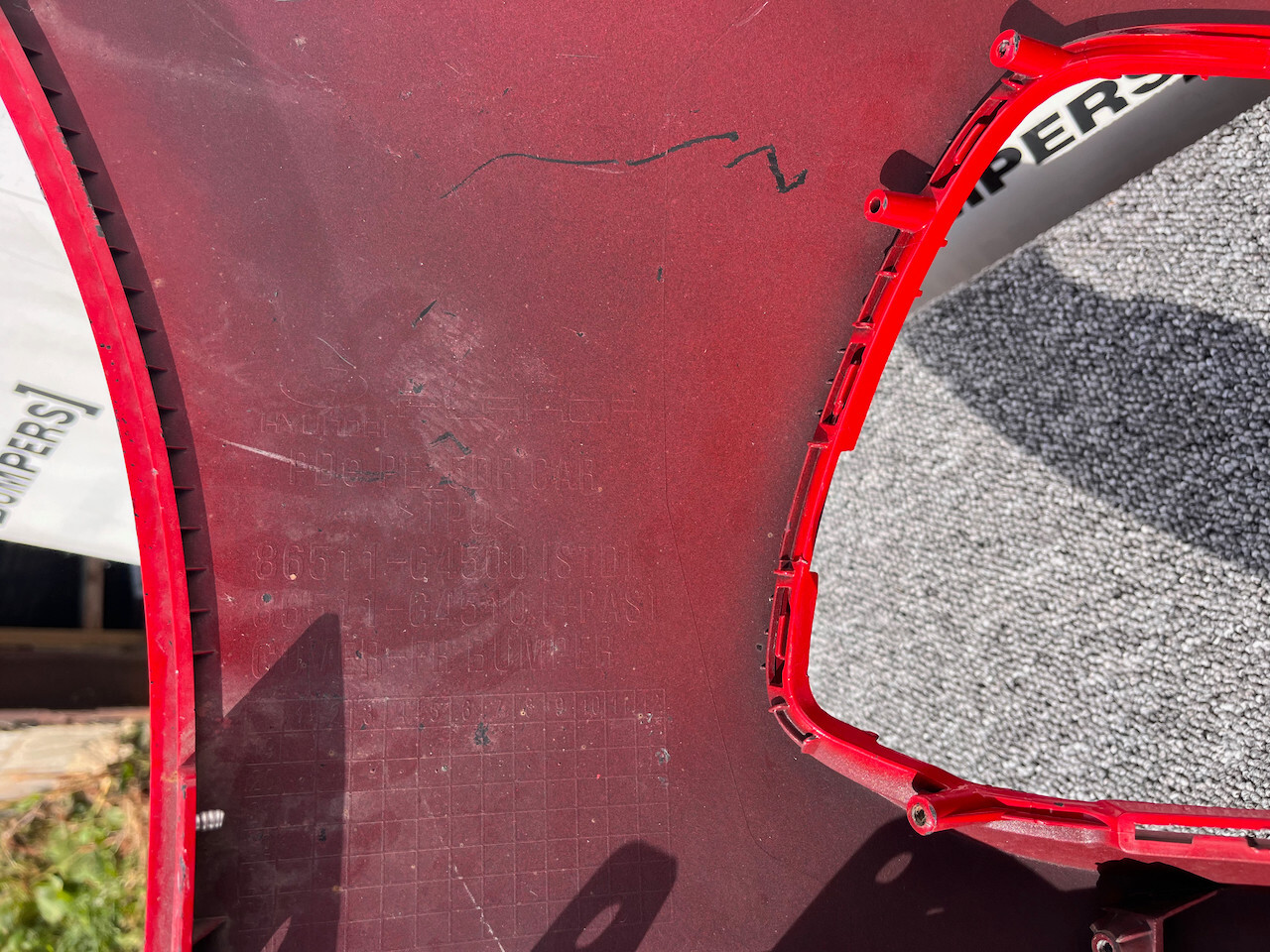 Hyundai I30 I30 Se Premium Hybrid Mk4 Lift 2021-2025 Front Bumper Genuine [h523]