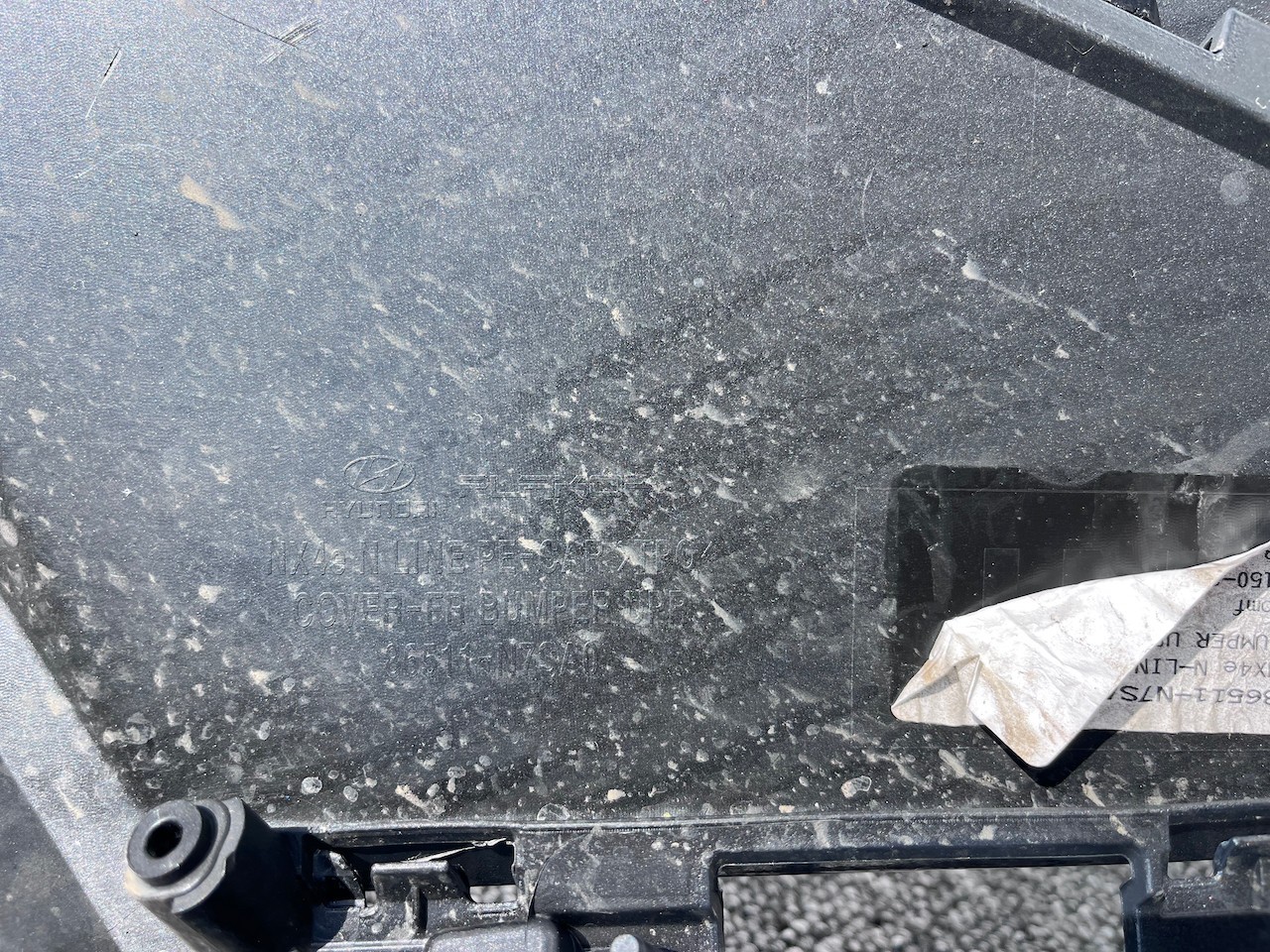 Hyundai Tucson N-line Hybrid Premium 2024-on Front Bumper 4 Pdc Genuine [h544]