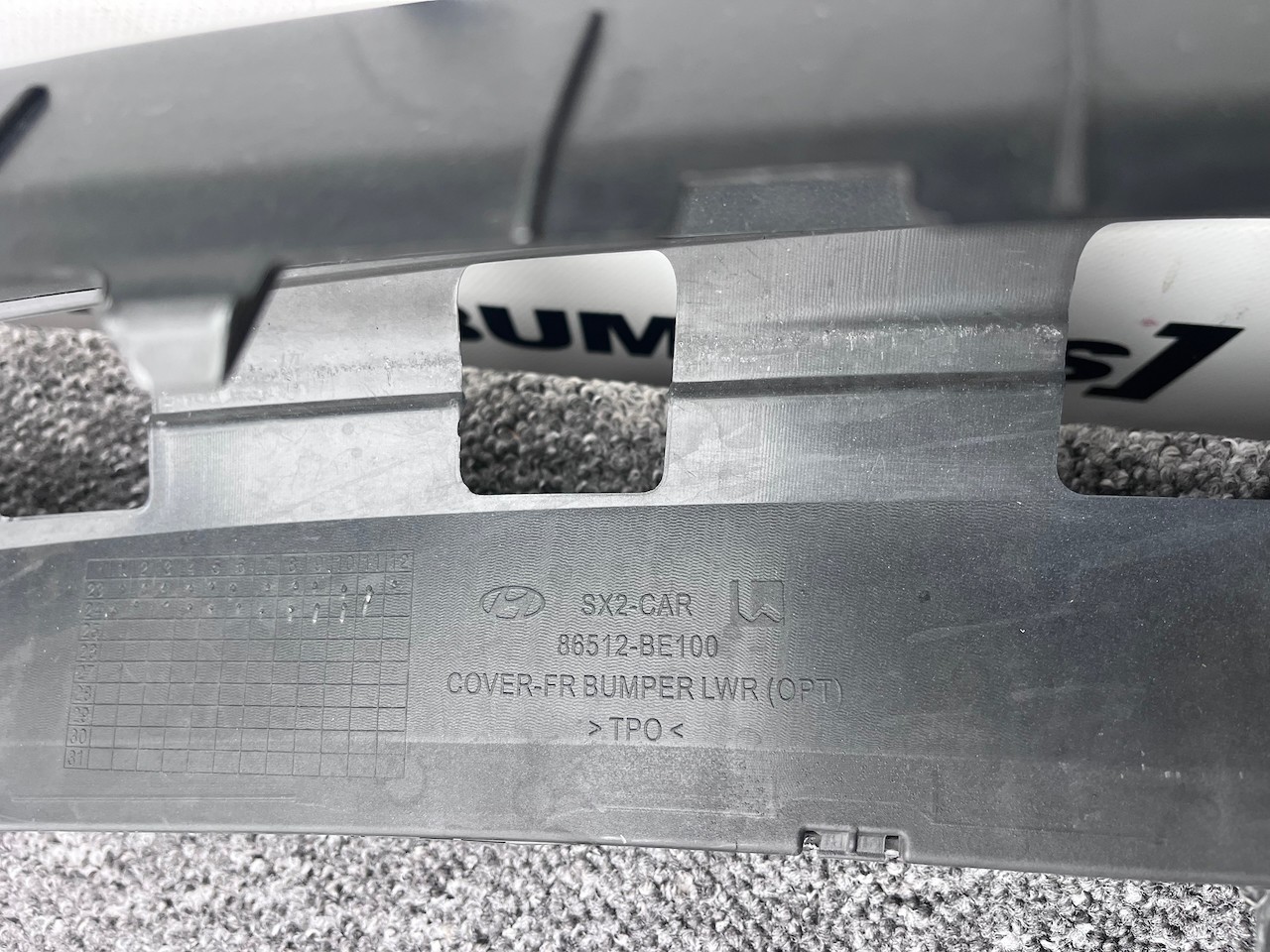 Hyundai Kona Ultimate Hatchback Lift 2022-2026 Front Bumper Genuine [h576]