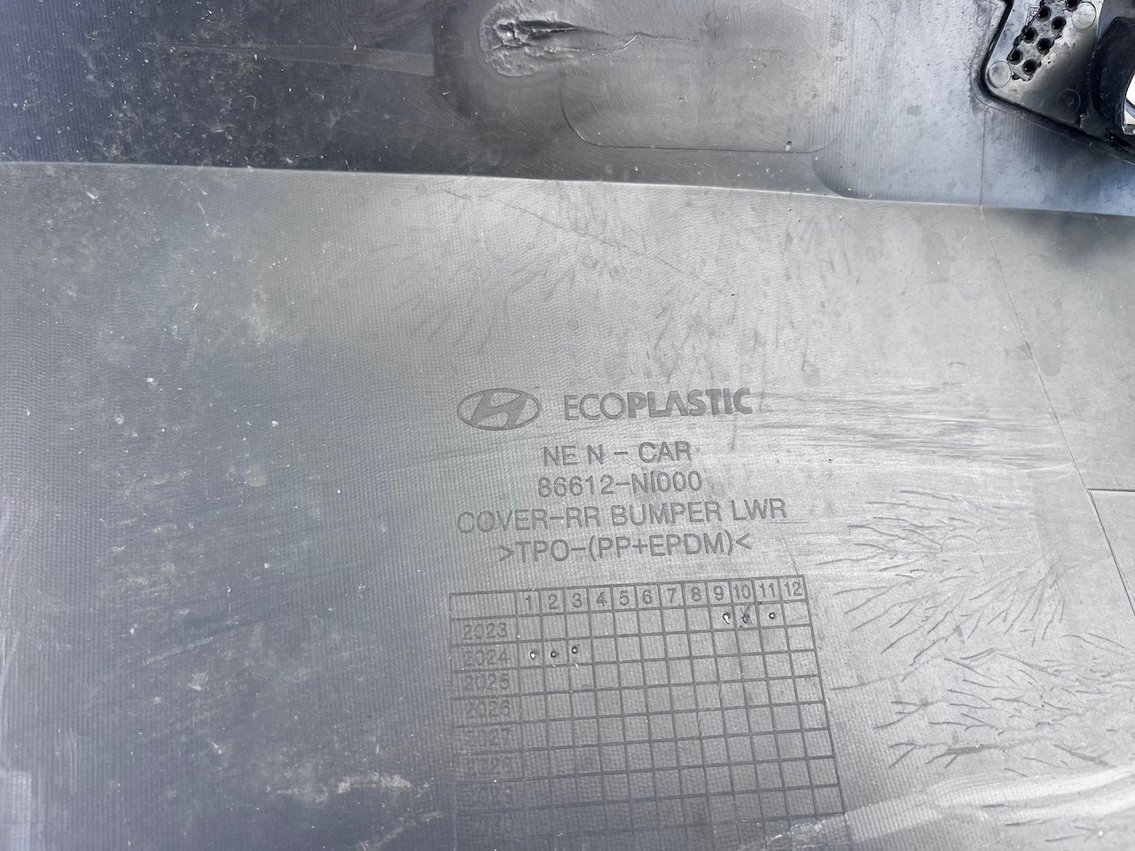 Hyundai Ioniq 5 N Hatchback 2023-2026 Rear Bumper 6 Pdc Genuine [h654]