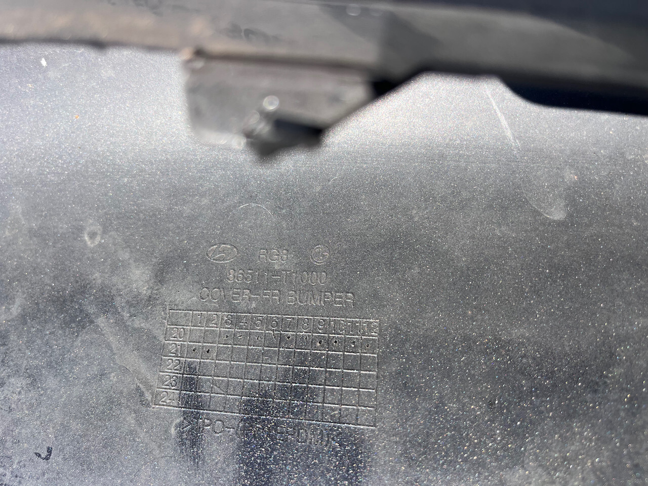 Genesis G80 Limousine Mk2 2020-2023 Front Bumper 6 Pdc Genuine [p442]