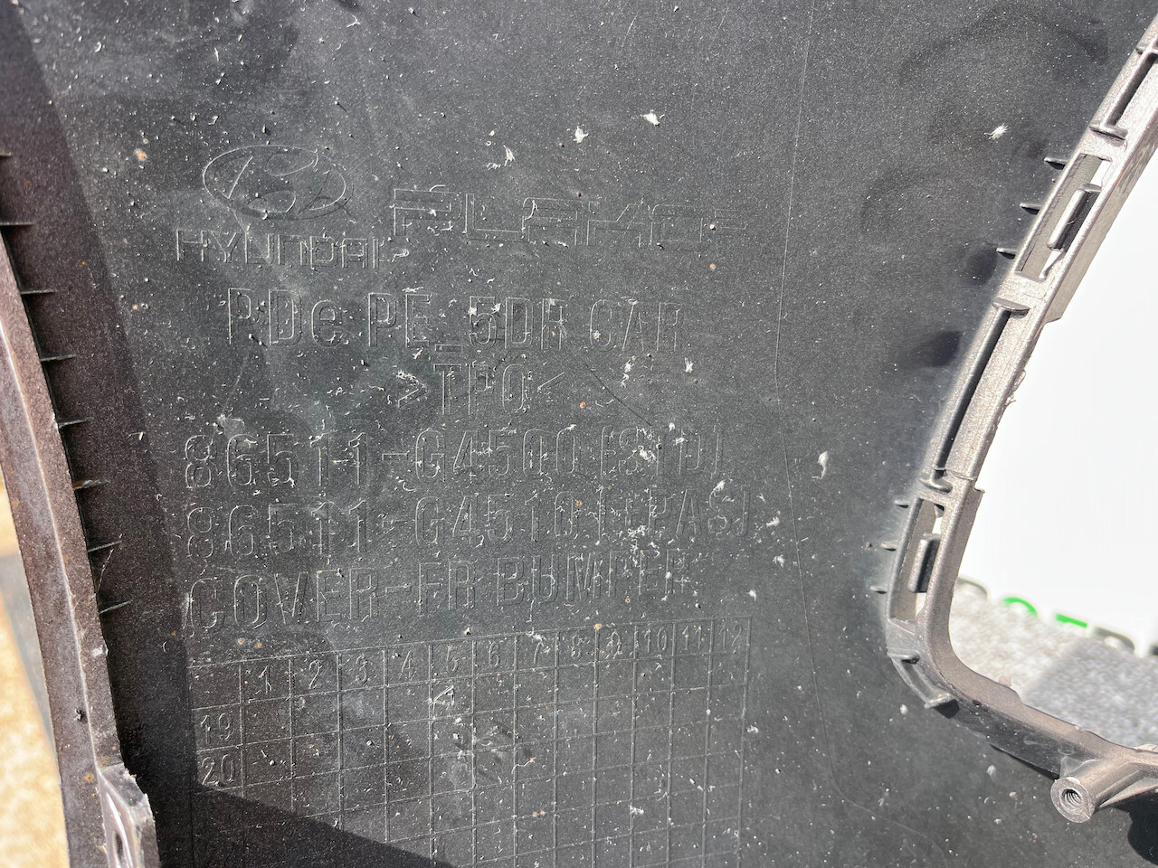 Hyundai I30 I30 Se Premium Hybrid Mk4 Lift 2021-2025 Front Bumper Genuine [h524]