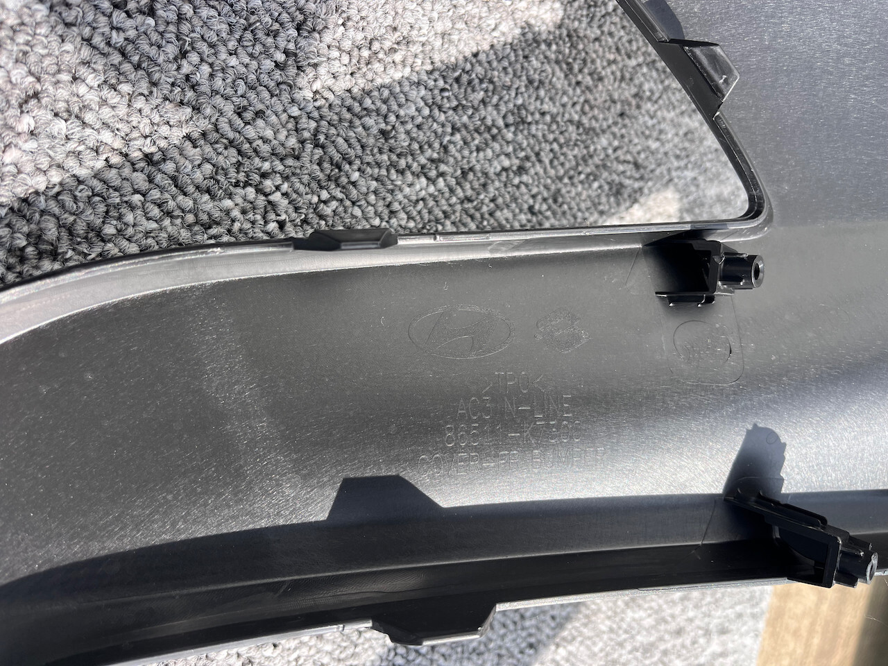 Hyundai I10 I10 N Line 2020-2024 Front Bumper Unfinished Genuine [h527]