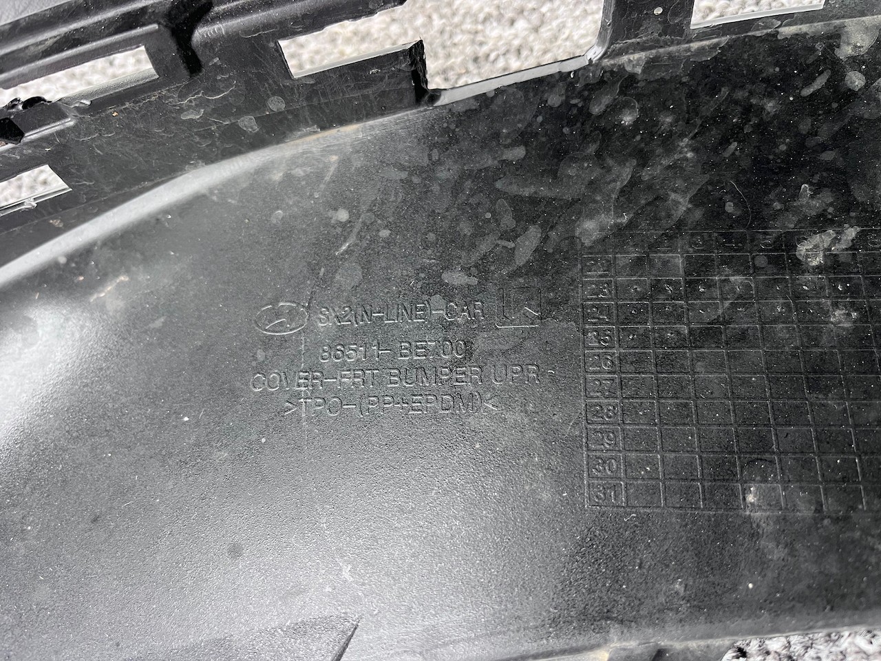 Hyundai Kona N-line Hatchback Mk2 2022-2026 Front Bumper 6 Pdc Genuine [h577]