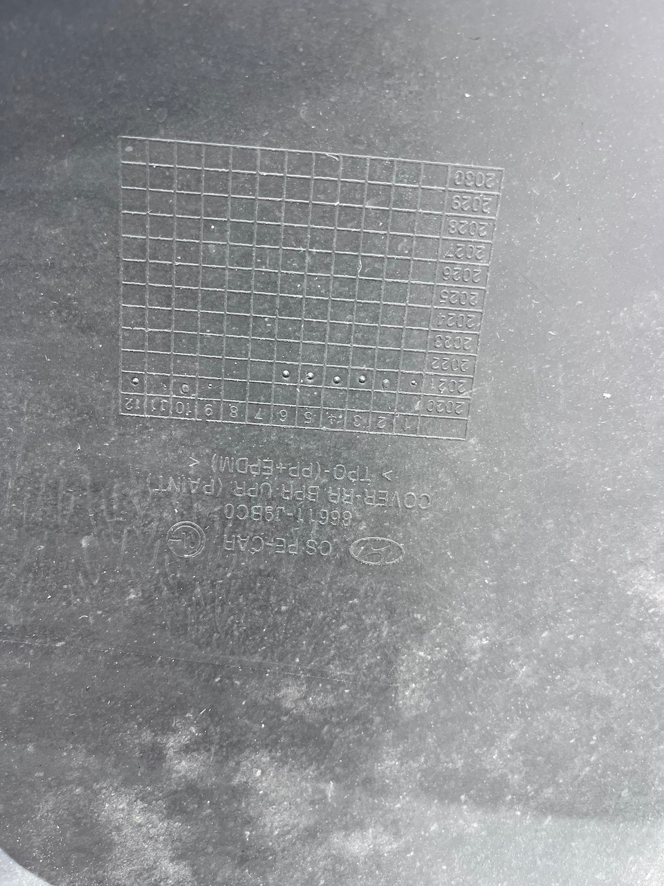 Hyundai Kona Hybrid Premium Mk1 Lift 2021-2023 Rear Bumper 4 Pdc Genuine [h588]