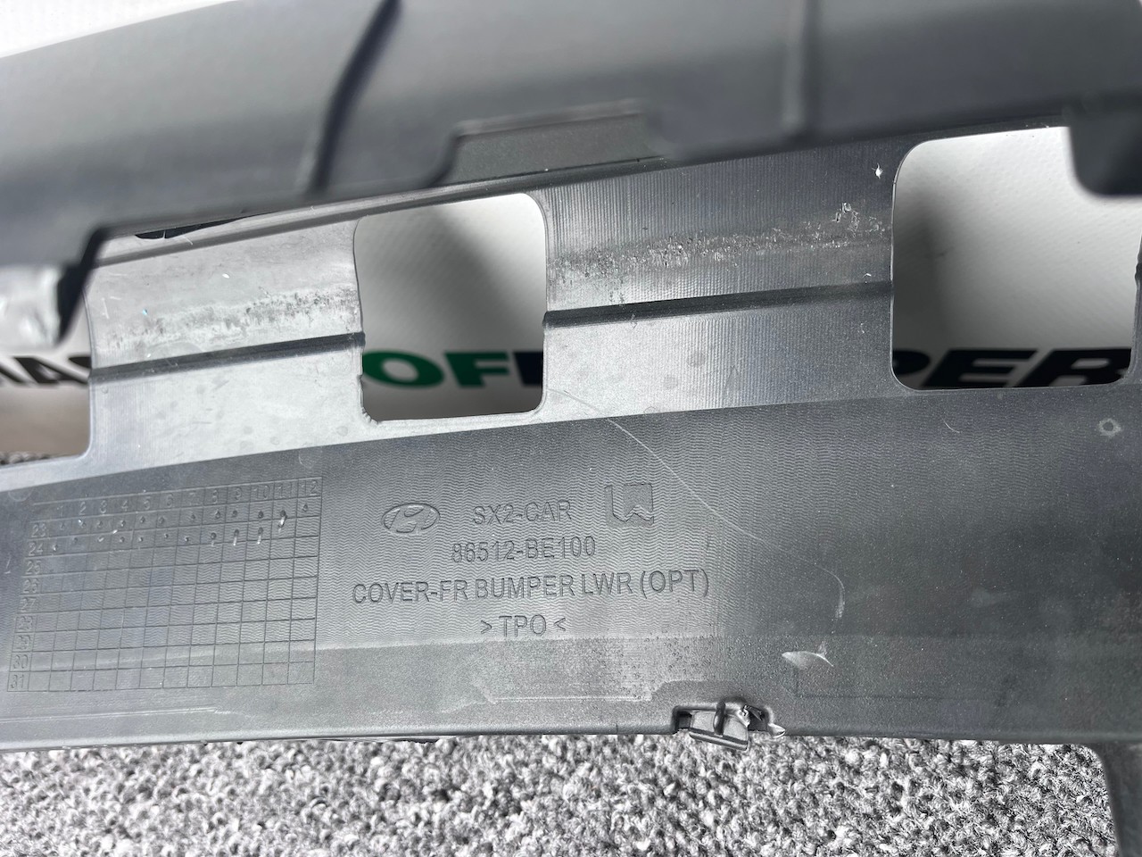 Hyundai Kona Hybrid Ultimate Lift 2022-2026 Front Bumper 4 Pdc Genuine [h597]