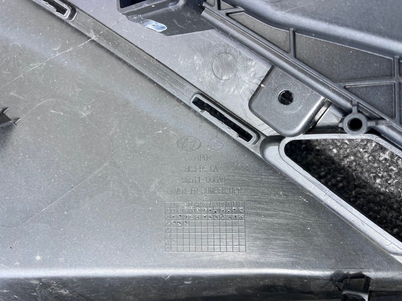 Hyundai I20 Ultimate Hatchback Mk3 Lift 2023-2026 Front Bumper Genuine [h621]