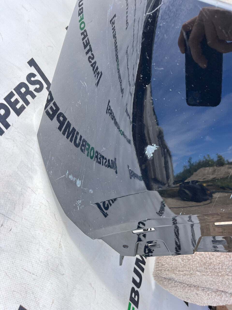 Hyundai Tucson Hybrid Premium Ultimate 2021-24 Front Bumper 4 Pdc Genuine [h430]