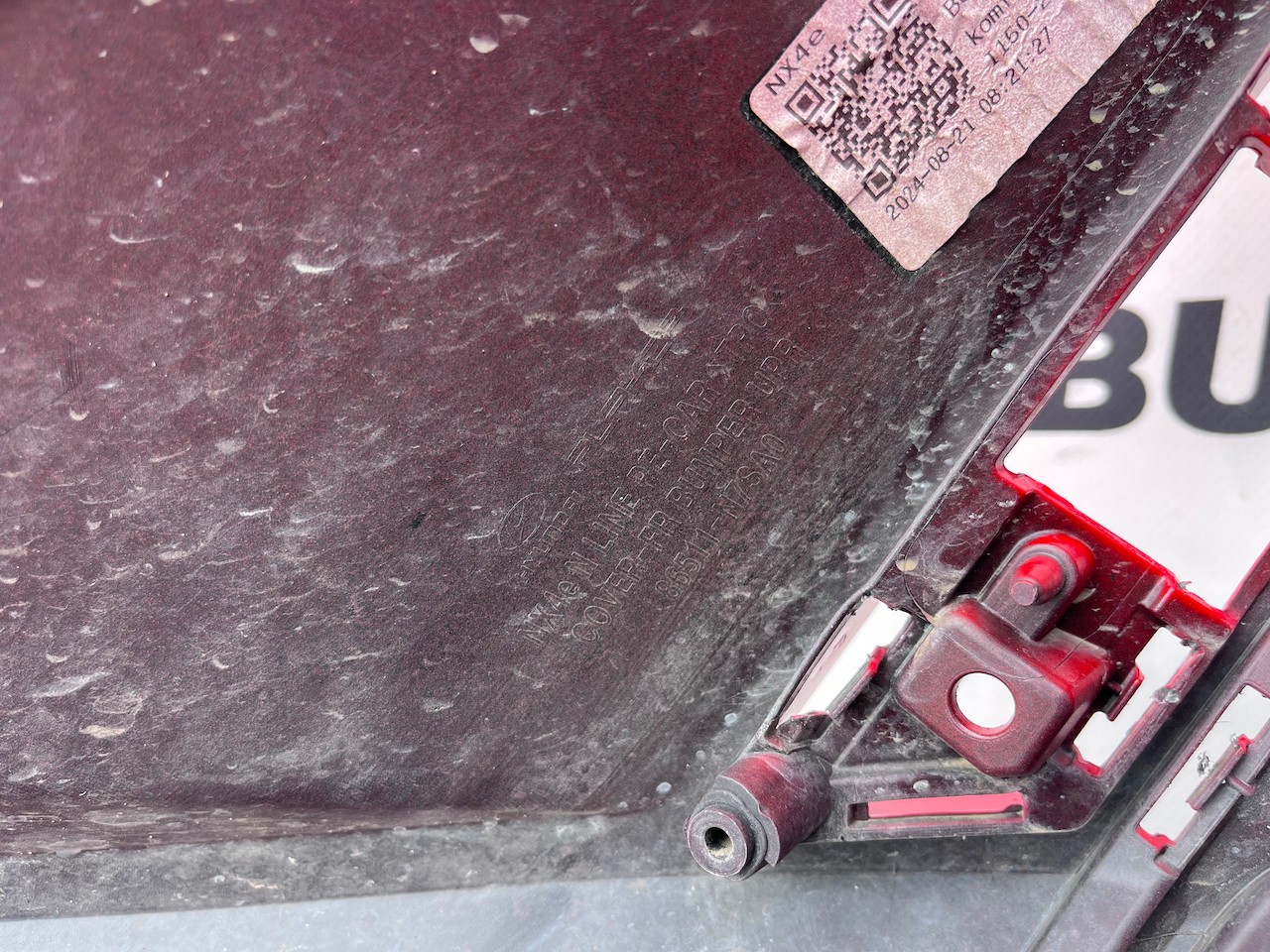 Hyundai Tucson N-line Hybrid Premium 2024-on Front Bumper 6 Pdc Genuine [h543]