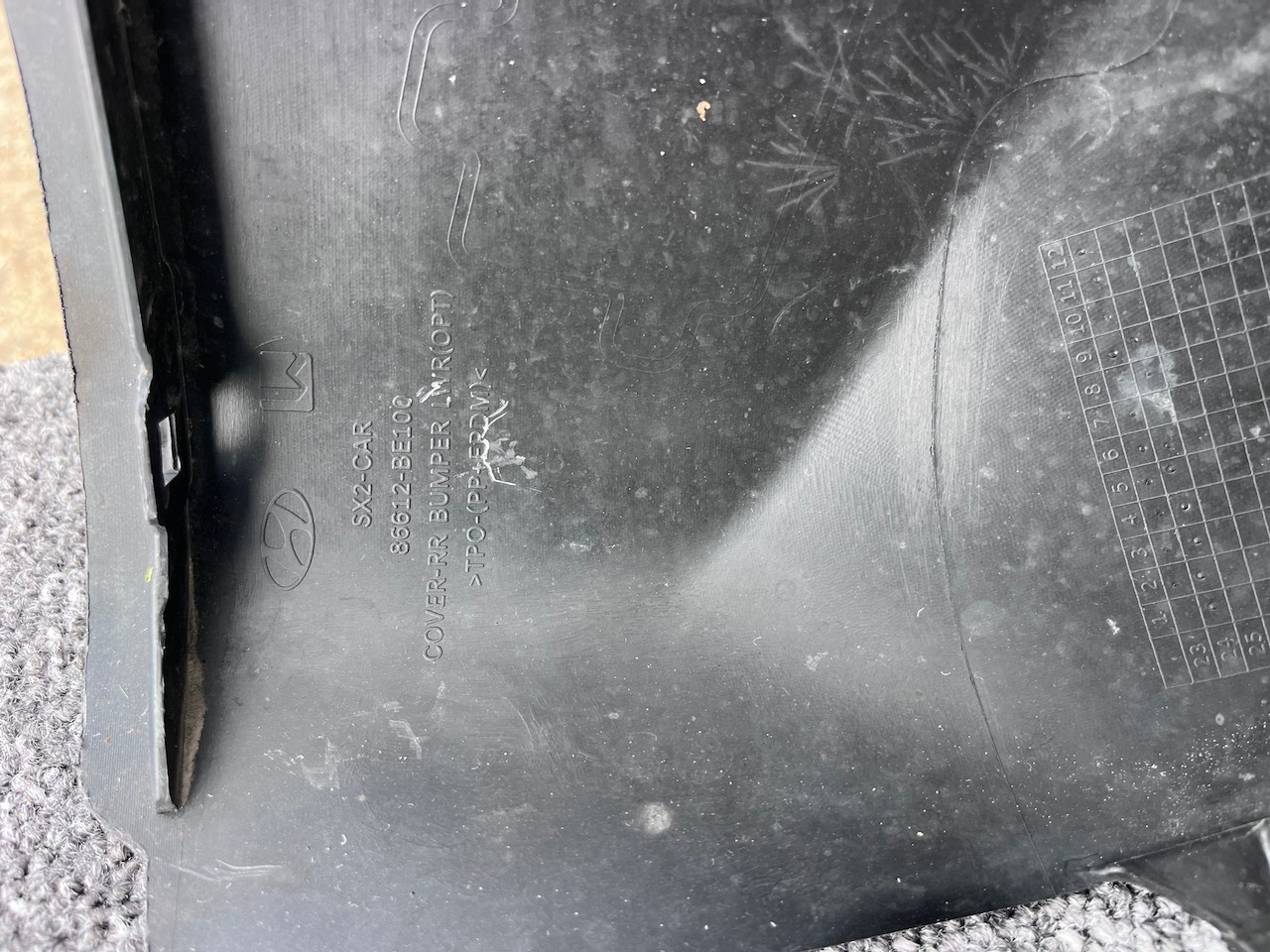 Hyundai Kona N-line Hatchback Mk2 2023-on Rear Bumper 4 Pdc Genuine [h567]