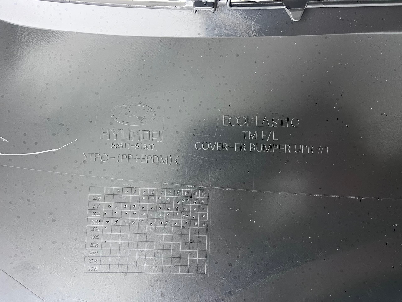 Hyundai Santa Fe Hybrid Premium Lift 2021-2023 Front Bumper Pdc Genuine [h582]