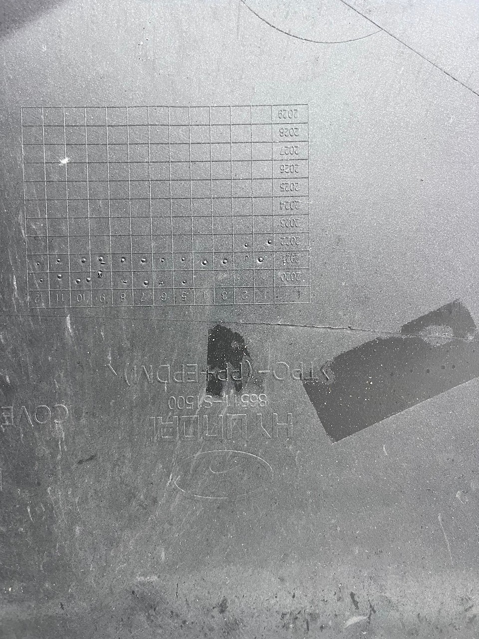 Hyundai Santa Fe Hybrid Premium Lift 2021-2023 Front Bumper Pdc Genuine [h584]