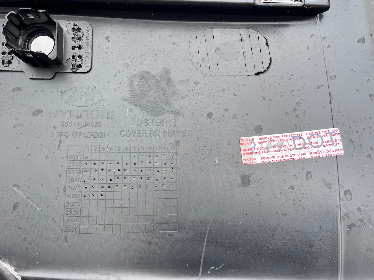 Hyundai Kona Se Hybrid Premium Hatchback 2017-2020 Rear Bumper Genuine [h589]