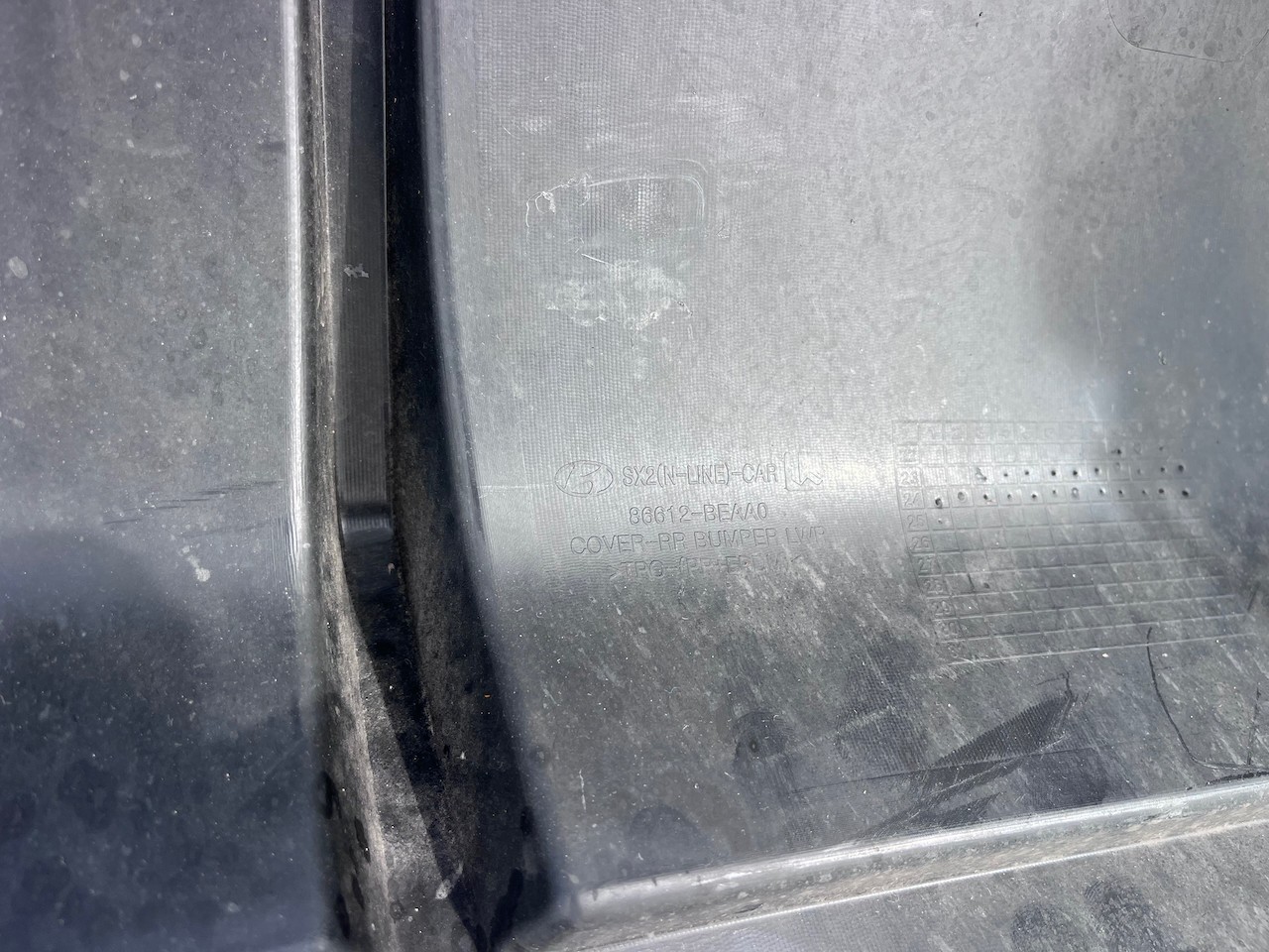 Hyundai Kona N-line Hatchback Mk2 2022-2026 Rear Bumper 4 Pdc Genuine [h601]