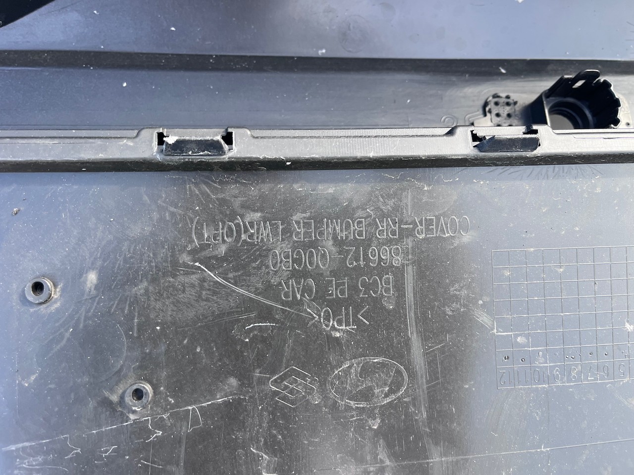 Hyundai I20 Premium Hatchback Mk3 Lift 2022-2025 Rear Bumper 4pdc Genuine [h602]