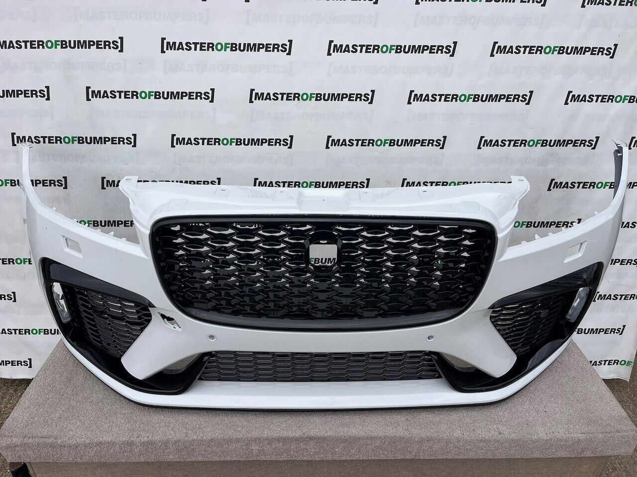 Jaguar F Pace Svr Hse Lift Suv 2021-2024 Front Bumper 6 Pdc Genuine [p385]