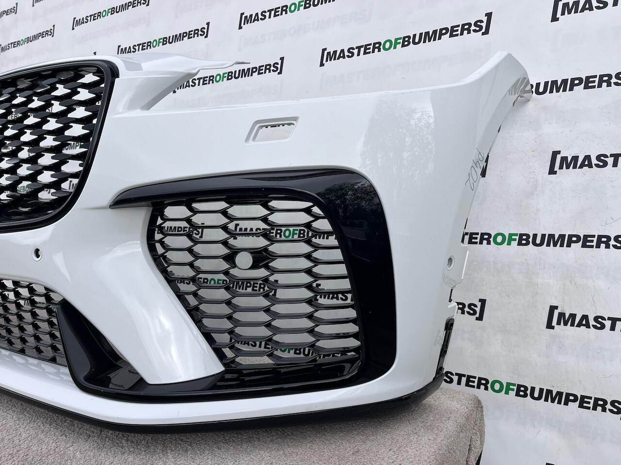 Jaguar F Pace Svr Hse Lift Suv 2021-2024 Front Bumper 6 Pdc Genuine [p402]