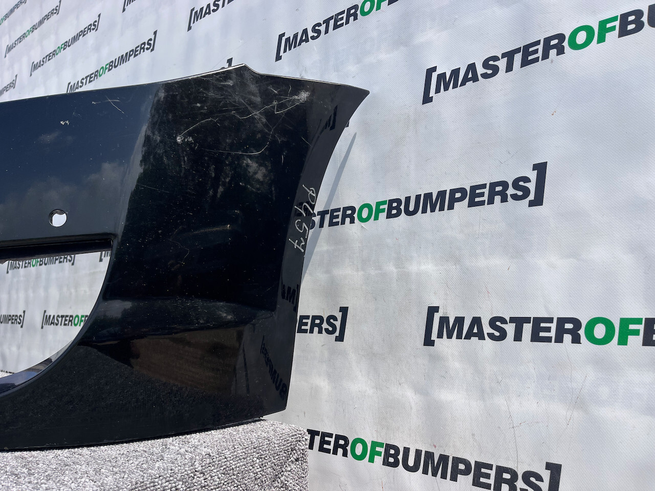 Jaguar Xf Sport Dynamic 2007-2011 Front Bumper Black 4 Pdc Genuine [p457]