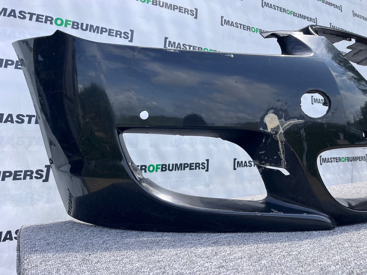 Jaguar Xf Sport Dynamic 2007-2011 Front Bumper Black 4 Pdc Genuine [p457]