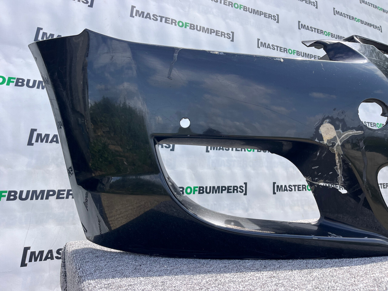 Jaguar Xf Sport Dynamic 2007-2011 Front Bumper Black 4 Pdc Genuine [p457]
