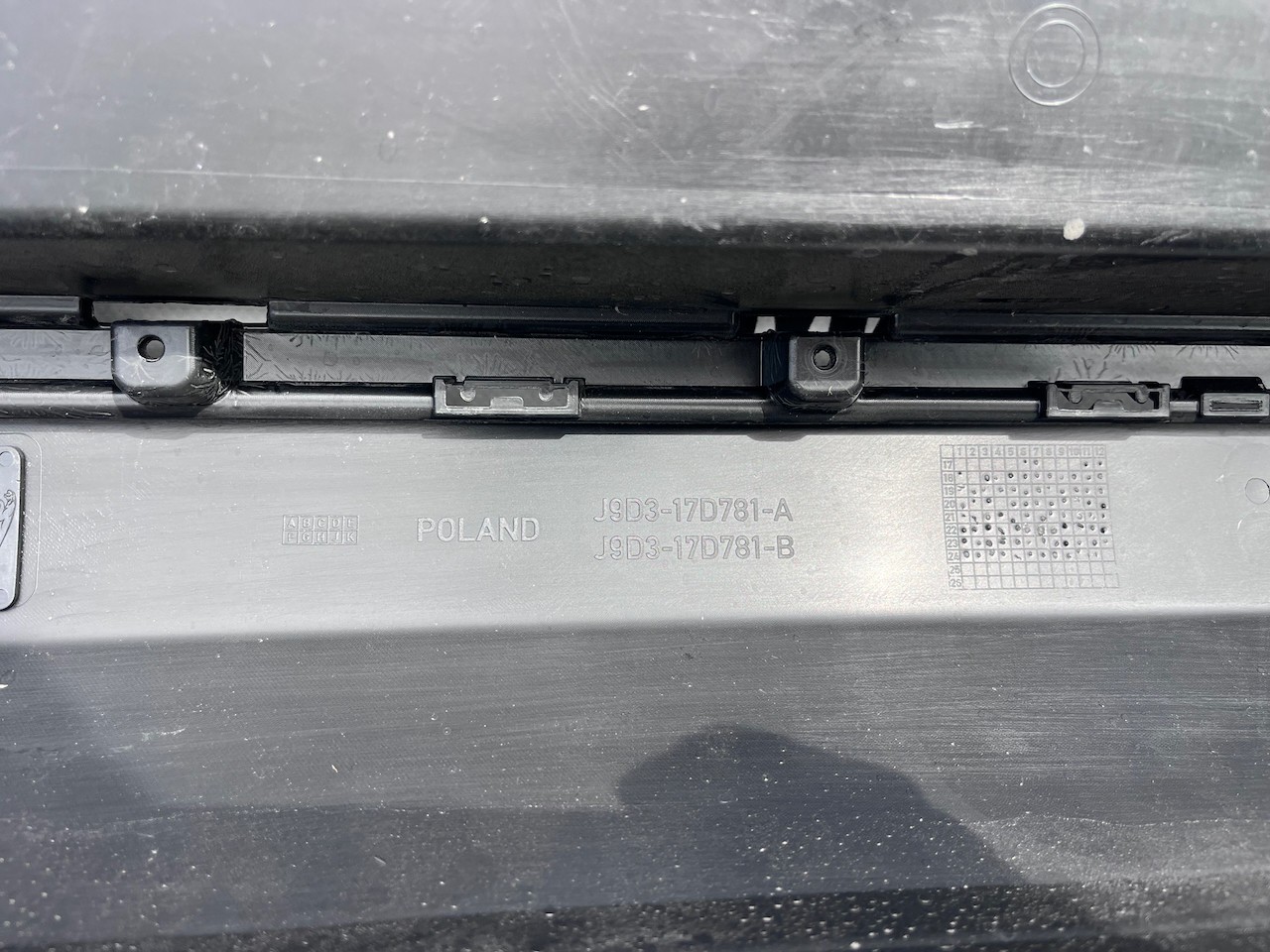 Jaguar I Pace Electric Suv 2019 - 2024 Rear Bumper Black 4 Pdc Genuine [p512]