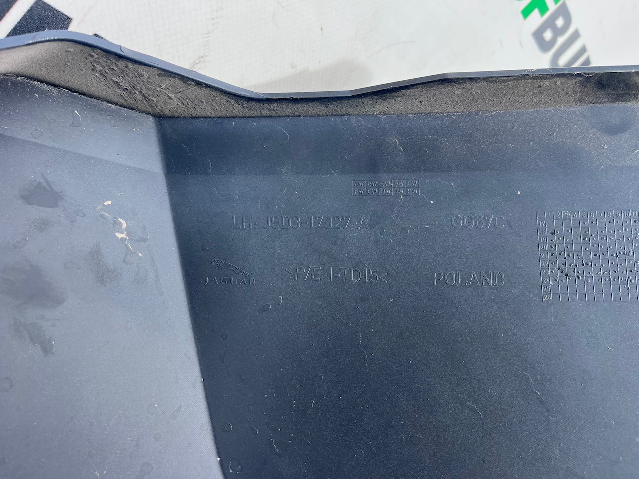 Jaguar I Pace Electric Suv 2019 - 2024 Rear Bumper Black 4 Pdc Genuine [p512]