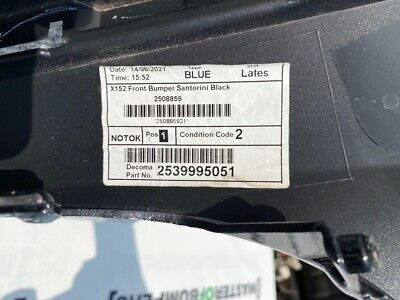 Jaguar F Type S R Supercharged V8 V6 2020-on Front Bumper Genuine [p467]