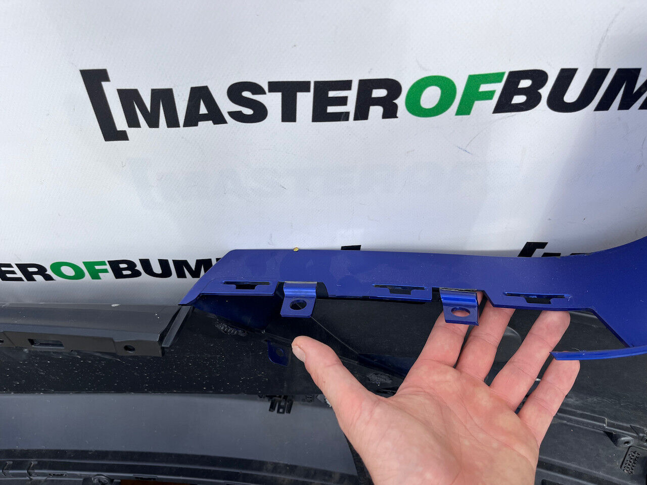 Jaguar I Pace Electric 2018 - 2022 Rear Bumper Blue 6 Pdc Genuine [p823]