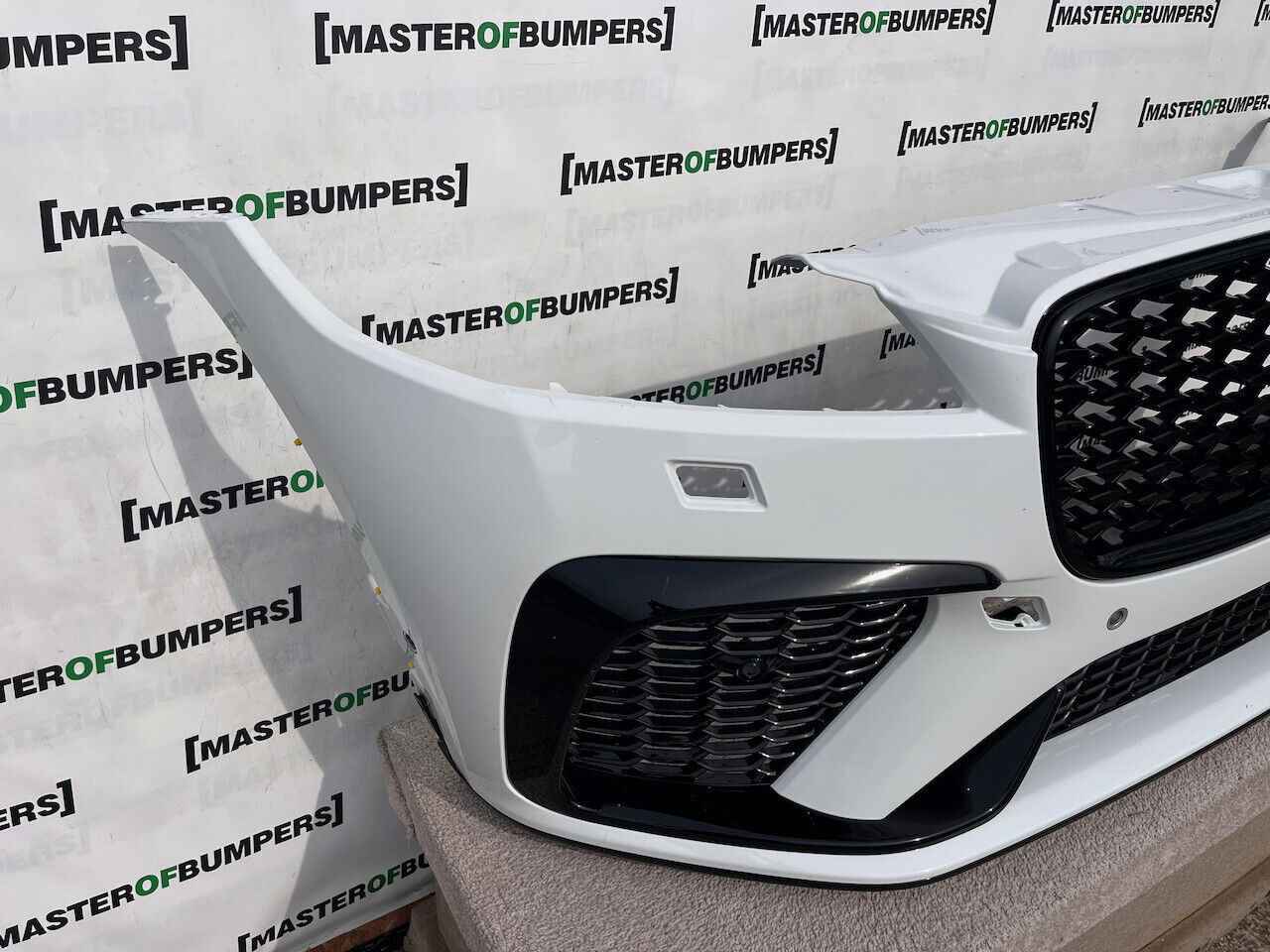 Jaguar F Pace Svr Hse Lift Suv 2021-2024 Front Bumper 6 Pdc Genuine [p401]