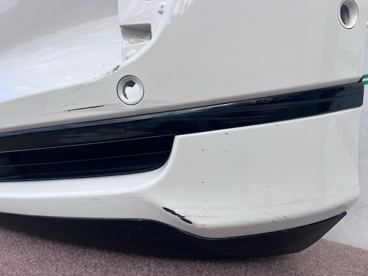 Jaguar I Pace Electric Suv 2018 - 2024 Front Bumper 6 Pdc Genuine [p820]